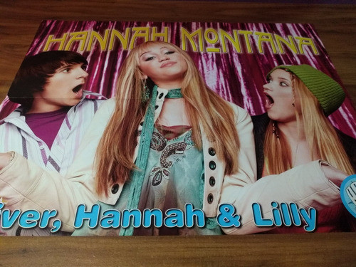 (t017) Poster High School Musical * Miley Cyrus 53 X 40 1