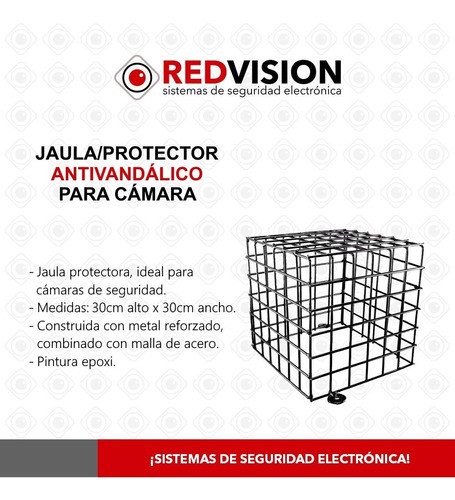 Jaula Protector Antivandálico Exterior Cámara Cctv 30x30x30 1