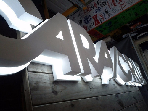 Letras Corpóreas Luminosas Iluminados Luz Led 1