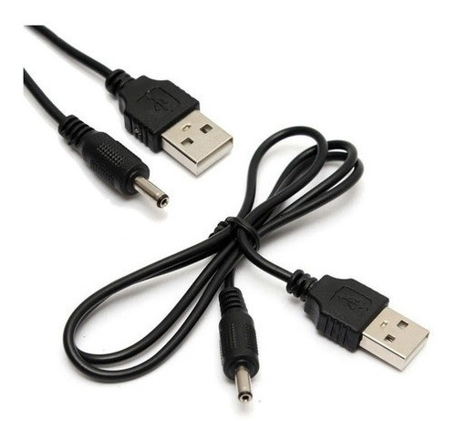 Cable Usb A Ficha Pin 3.5x1.3mm. Apto Para Alimentación 5v 1