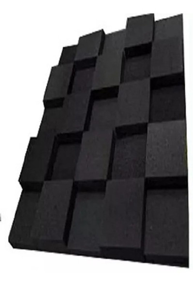 Espuma Acústica Difusor Tabuleiro 30mm - Cinza - 12 Placa 1