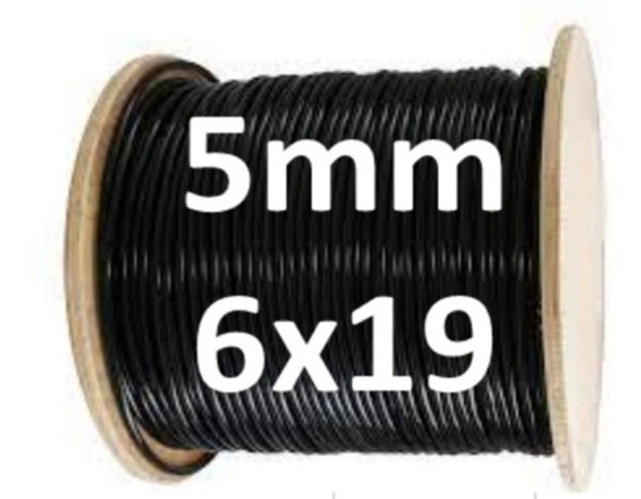 Cable Forrado  Multigym  5mm Por 10 Metros + 8 Poleas 90mm 0