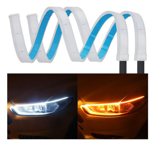 2x Led De Color Blanco Y Ámbar De 60,96 Cm De Doble Color 1