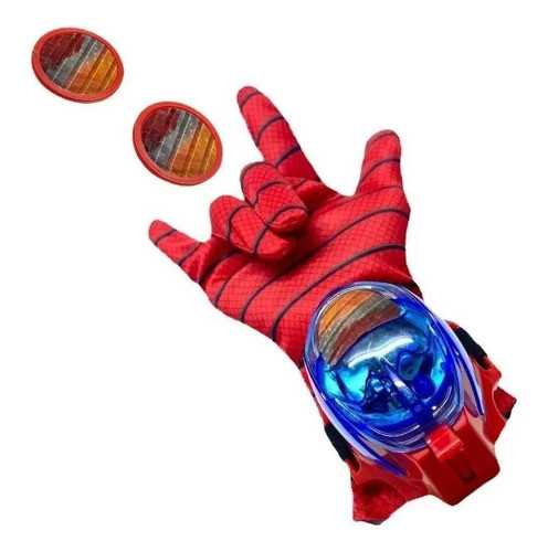 Luva Lança Discos Homem Aranha C/luz E Som Brinquedo 0