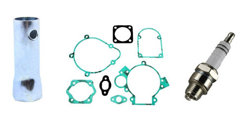 Kit Jogo Juntas Bike Motorizada 80cc + Vela + Chave De Vela 0