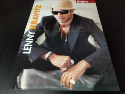 Poster Florencia Bertotti * Lenny Kravitz * 40 X 29 (q027) 1