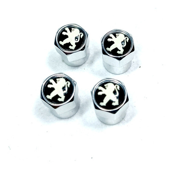 Juego 4 Emblemas Insignias Peugeot Tapa De Valvula 0 Juego 4 Emblemas Insignias Peugeot Tapa De Valvula 0