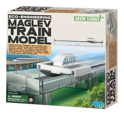 Juego De Ciencia Ingeniería Ecológica Construir Tren Kit 4m 0