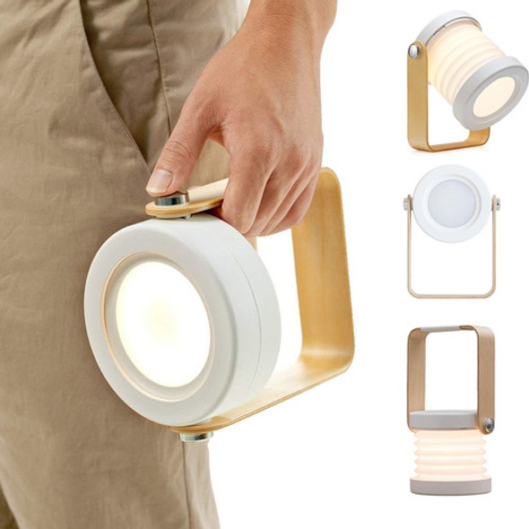 Lámpara Linterna Led Plegable Y Recargable Para Mesa De Luz 0