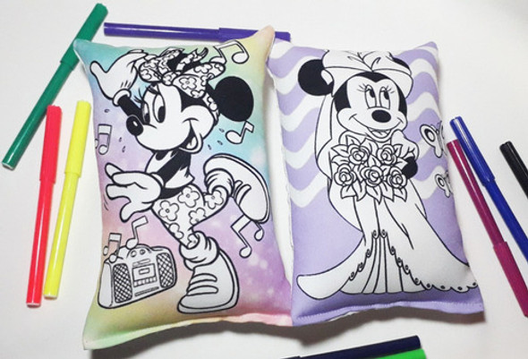 10 Almohadones Souvenir Pintar Mickey Minnie 2fibras 20x13 1 10 Almohadones Souvenir Pintar Mickey Minnie 2fibras 20x13 1