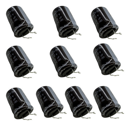 68uf 420v ( 10 Unidades ) Capacitor Eletrolitico 68uf 420v 0