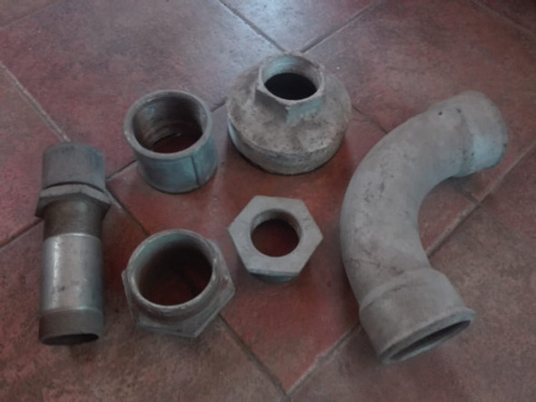 Lote Piezas Varias Hierro Galvanizado 0