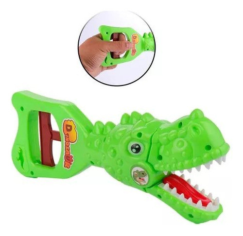 Brinquedo Infantil Mão Mecânica Gancho Dinossauro 23cm 0
