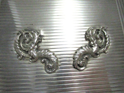 Alhajero Plateado Figuras Faunos Mitológicos Interior Madera 1