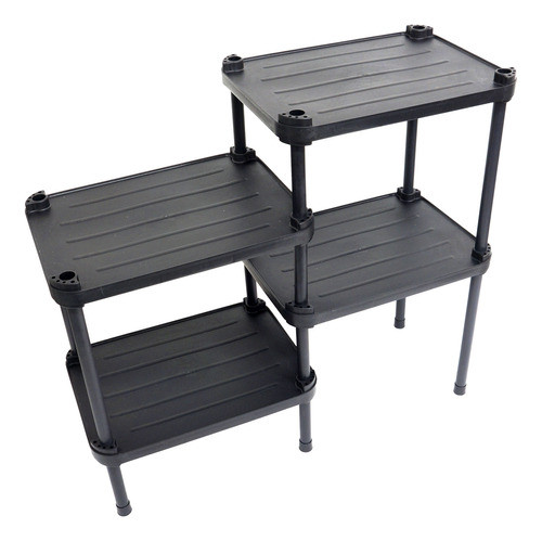 Estante Modular Multiuso Plástico 4 Prateleira 2 Torre 52 Kg 0