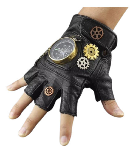 Guantes Cuero Cosplay Compass - A Pedido_exkarg 0