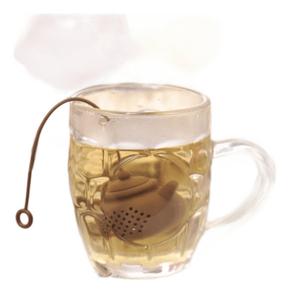 Kit C/ 8 Infusor Para Chá De Silicone Chaleira 06x17cm 1