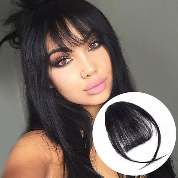 Franja Com Franja De Cabelo Humano Natural Franja Rala 1