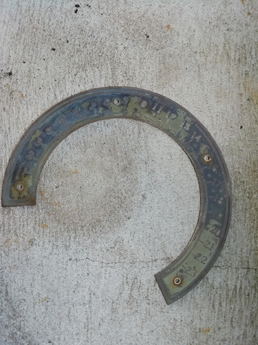 Antigua Chapa De Motor 0