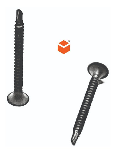 Tornillo  Drywall  T4  Mecha 6 X 2  ( X 100 ) Negron 1