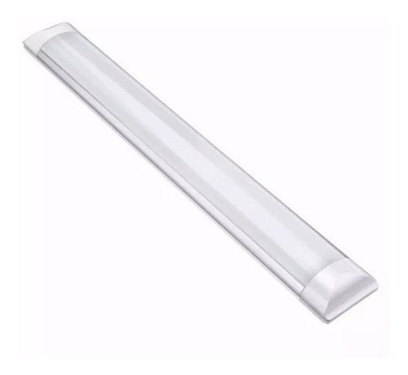 Luminaria Lampada Led Tubular Slim 1,20m 6000k Completa 36w 0