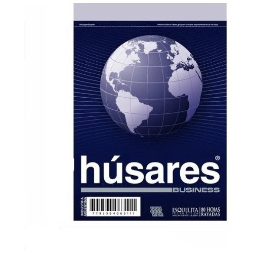 Block A6 Husares Esquelita - Pack X48 -80 Hojas Rayadas 6311 0