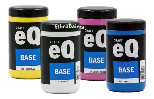 2 Bases Acrilica Eq Arte X 400cc 0
