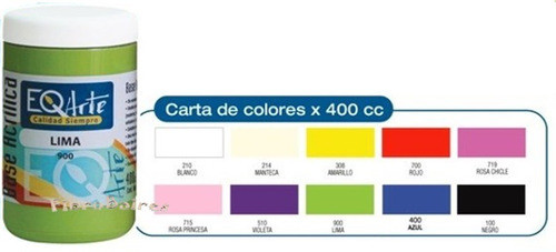 2 Bases Acrilica Eq Arte X 400cc 1