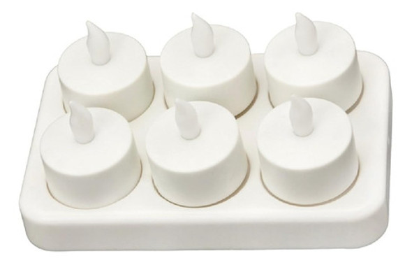 ~? Hero-led Cd-rc-6st-a Velas Eléctricas Led Recargables, Ve 0