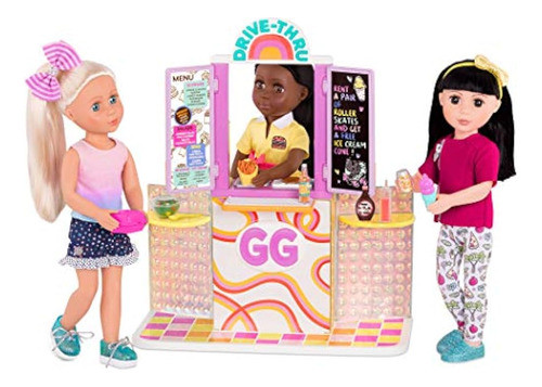 Glitter Girls Dolls By Battat - Juego De Ventana Gg Drive-th 1