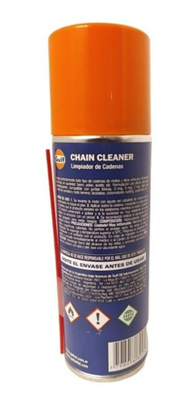 Pack X 12 Limpiadores Cadenas Moto Gulf  220 Ml 1