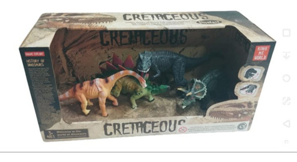 Dinosaurios Set X 4 Cretaceous Medianos Oferta! 1