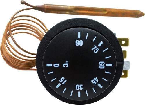 Termostato 0 A 90°c Bulbo Y Capilar De 1 Metro 0