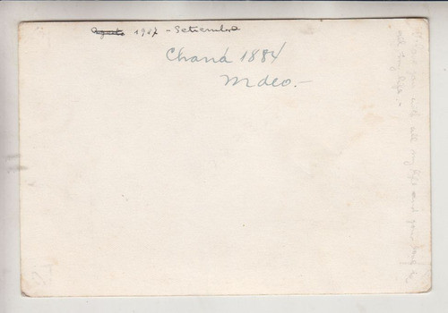 1937 Fotografia En Azotea Casa En Barrio Cordon Montevideo 1
