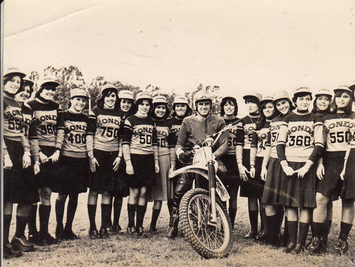 1977 Fotografia Prueba Motocross Montevideo Honda Promotoras 0