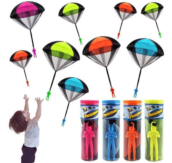 Muñeco Con Paracaídas Para Niños, Soldado Con Camuflaje 0