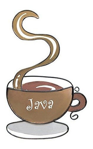 Coffee House Taza Tazas Latte Java Mocha 3d Metal Wall Art S 1