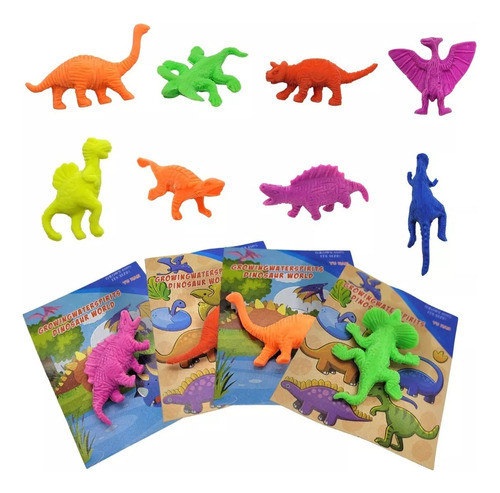 24 Dinosaurios Crecen En Agua Juguete Piñata Souvenir 1