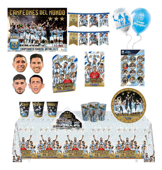 Kit Feliz Cumpleaños De La Selección Argentina 0