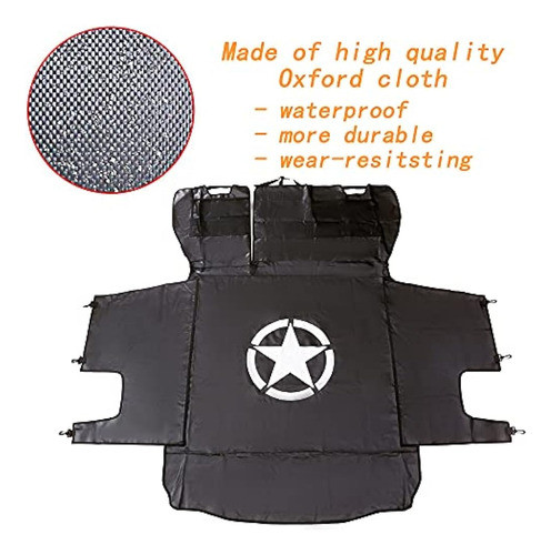 Sukemichi Dog Seat Covers For Jeep, Pet Cargo Trunk Liner Ma 1