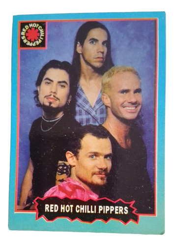 Carta De Rock Cards,de Banda Red Hot Pippers 0