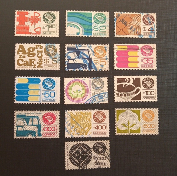 Selos Antigos México Exporta 1978 U421 0