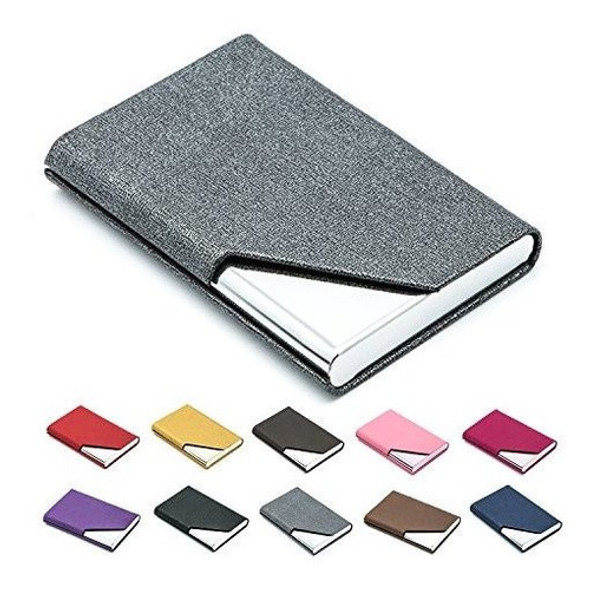 Nombre De La Empresa Portatarjetas De Lujo Pu Leather Y Acer 0