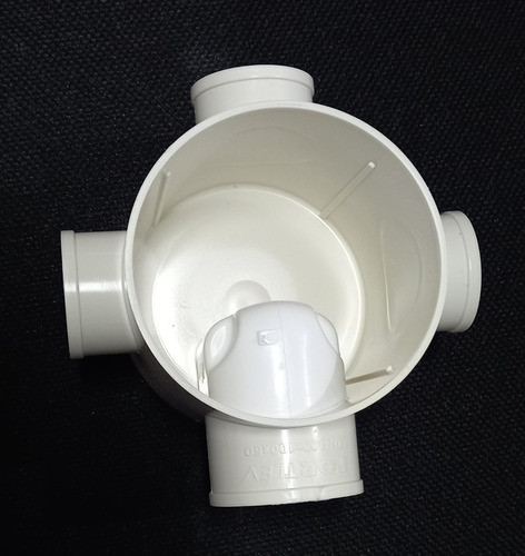 Caixa Sifonada 100mm 3 Entradas Para Ralo Banheiro 10x10 1