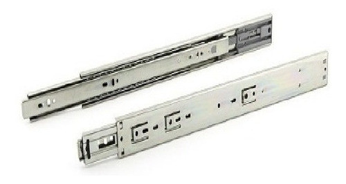 Guia Corredera De Cajon 60cm Con Freno  Cierre Suave 0