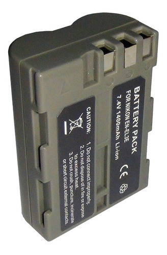 Cargador + Bateria P/ Nikon En-el3e D90 D80 D70 D100 D300 1
