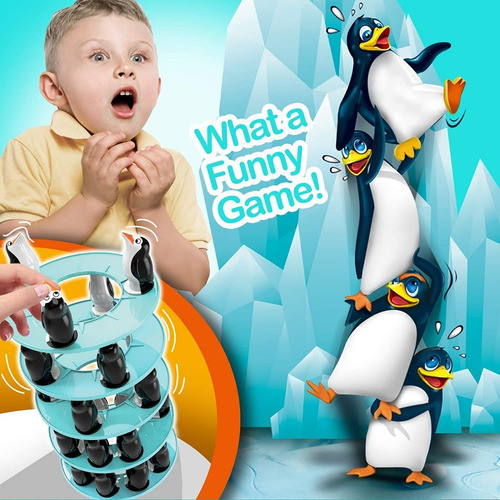 Juego De Equilibrio Pinguinos En Caja Ideal Regalo Niños 1