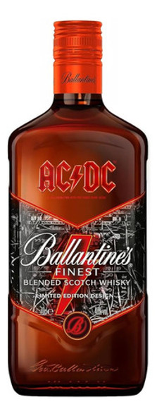 Whisky Ballantines Edición Acdc 700ml Rock Escoces Importado 0 Whisky Ballantines Edición Acdc 700ml Rock Escoces Importado 0