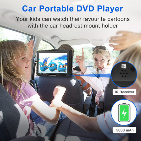 Reproductor De Dvd Portatil De 16.9 Pulgadas Con Pantalla Gi 1