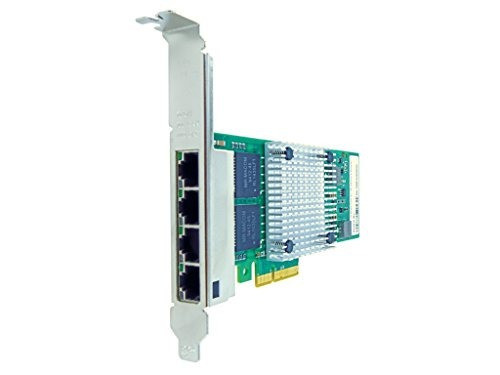 Axiom 10 100 1000mbs Quad Port Rj45 Pcie X4 Nic Card For De 0